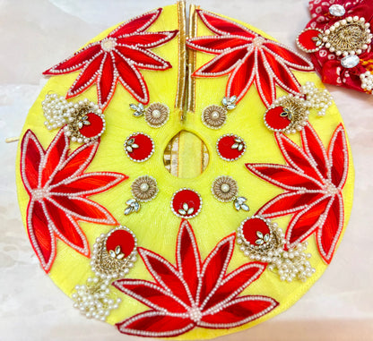 Red Lotus Laddu Gopal Dress