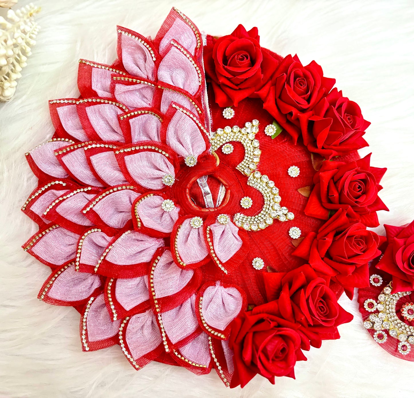 Red Rose Laddu Gopal Dress