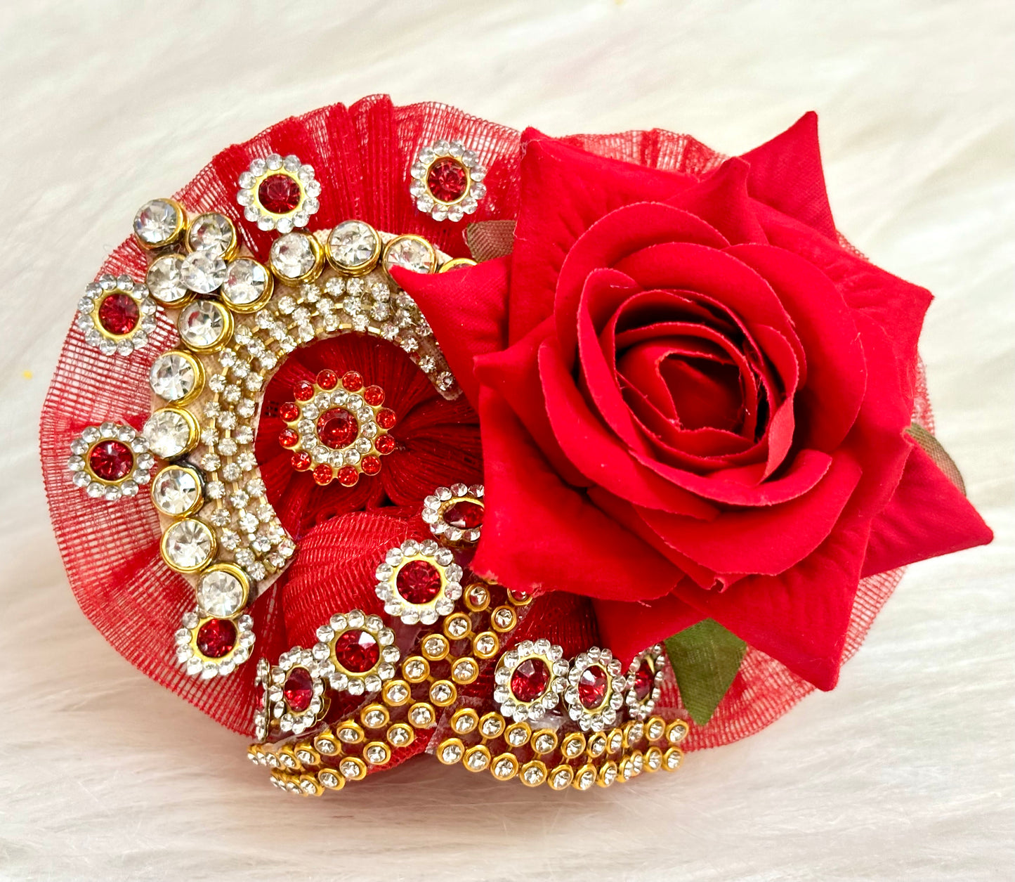 Red Rose Laddu Gopal Dress