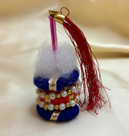 Small decorated Matki for Laddu Gopal Ji