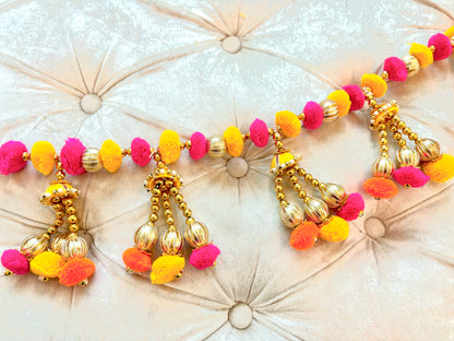 Multi-Color Sleek Toran for Mandir / Puja Room