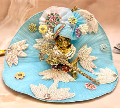 Pastel Blue Laddu Gopal Dress