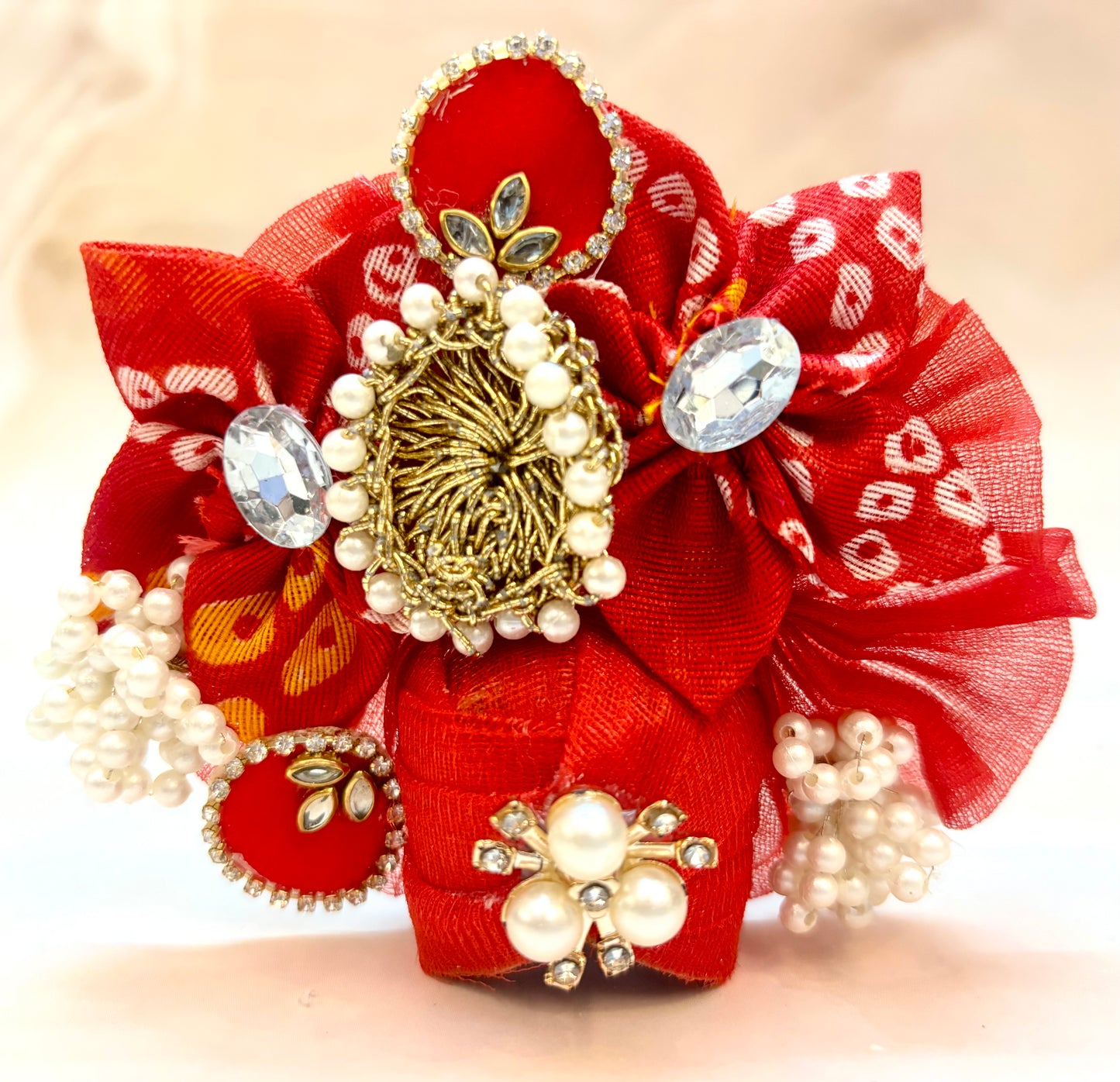 Red Lotus Laddu Gopal Dress