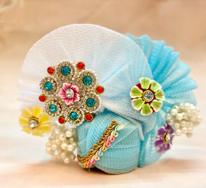 Pastel Blue Laddu Gopal Dress